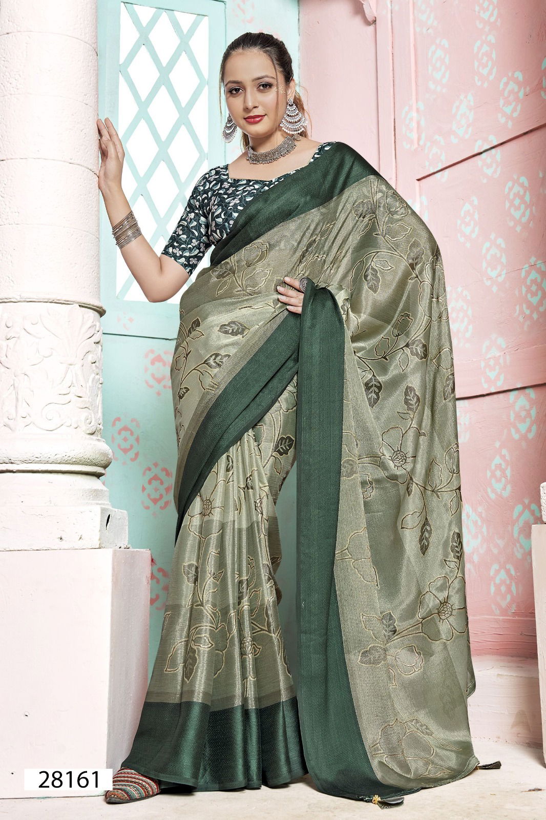 Suprabha By Vallabhi Brasso Designer Sarees Wholesale Price In Surat